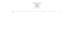 Desktop Screenshot of courtfarmstanderwick.co.uk